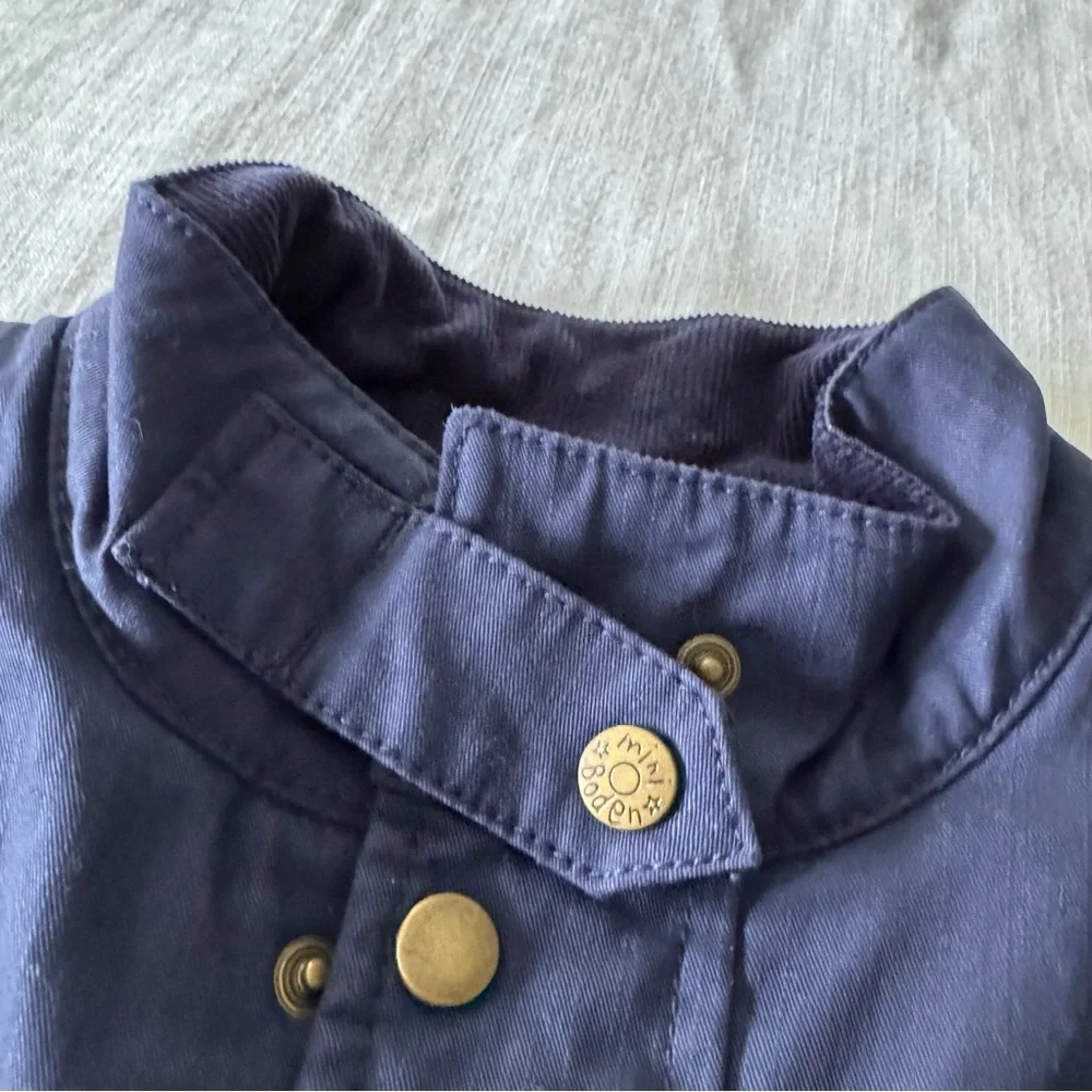 Mini Boden Field Utility Jacket, Navy - size 11-12